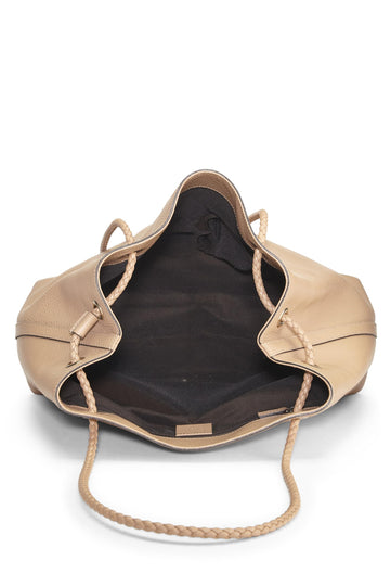 Gucci,  Beige Leather Gifford Tote, Beige