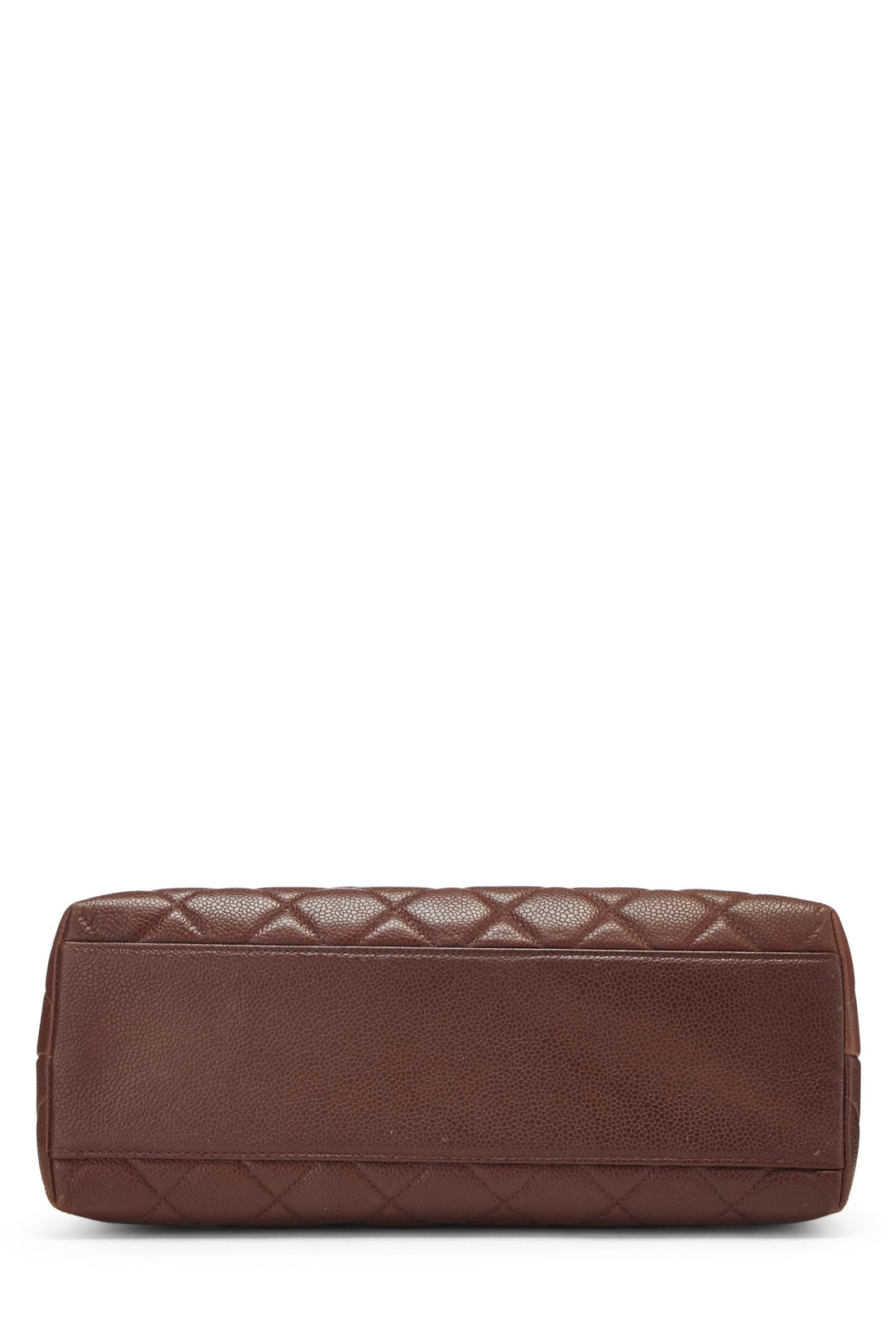Chanel,  Brown Quilted Caviar Kelly, Brown