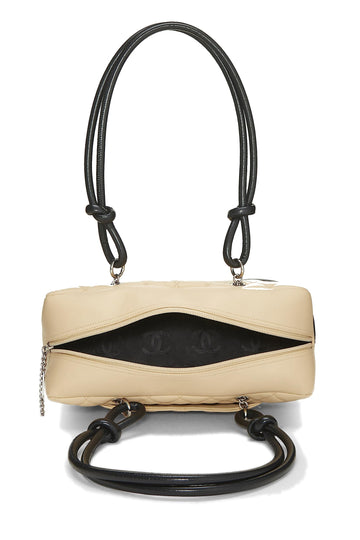 Chanel,  Beige Calfskin Cambon Ligne Bowler, Beige