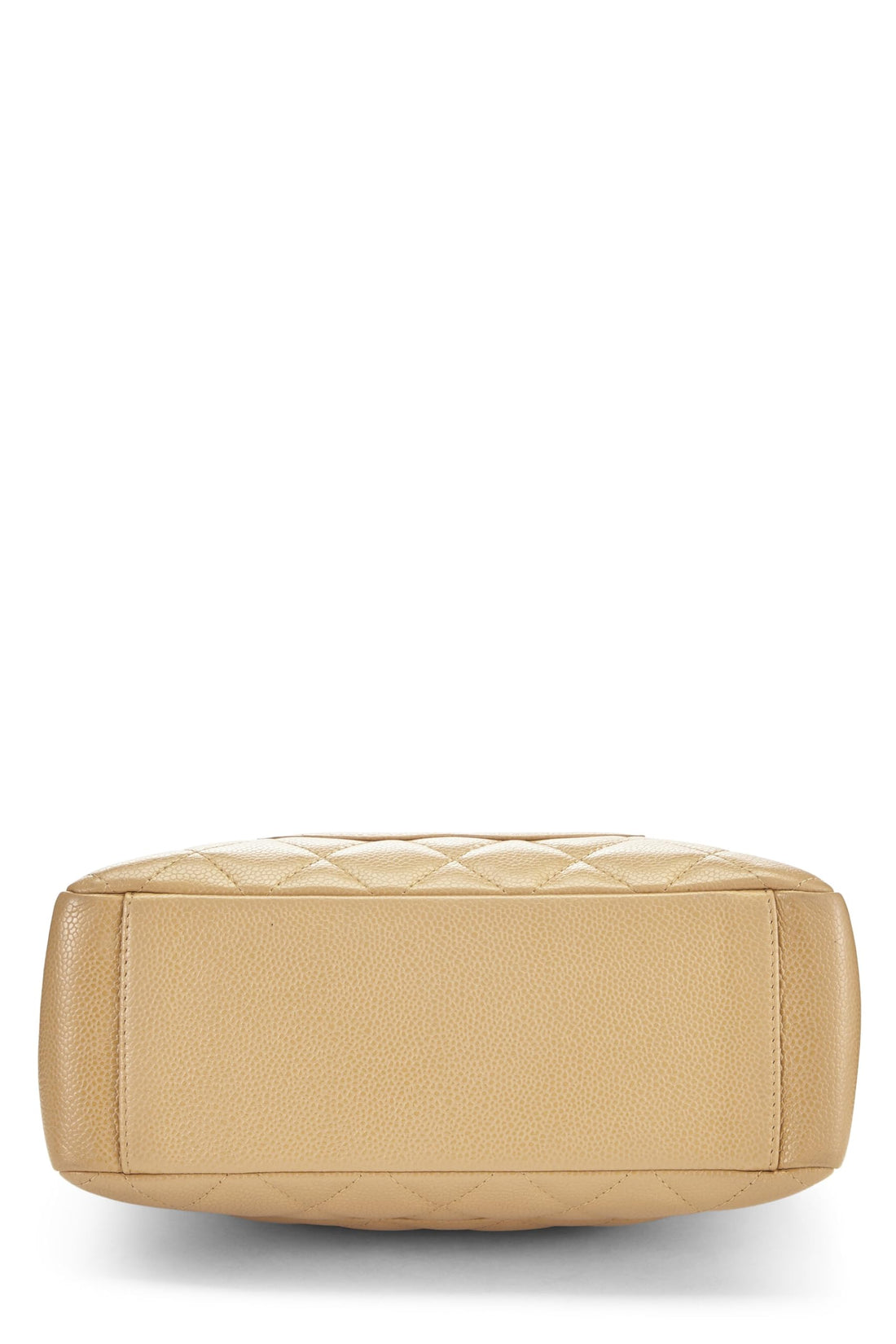 Chanel,  Beige Quilted Caviar Petite Shopping Tote (PST), Beige