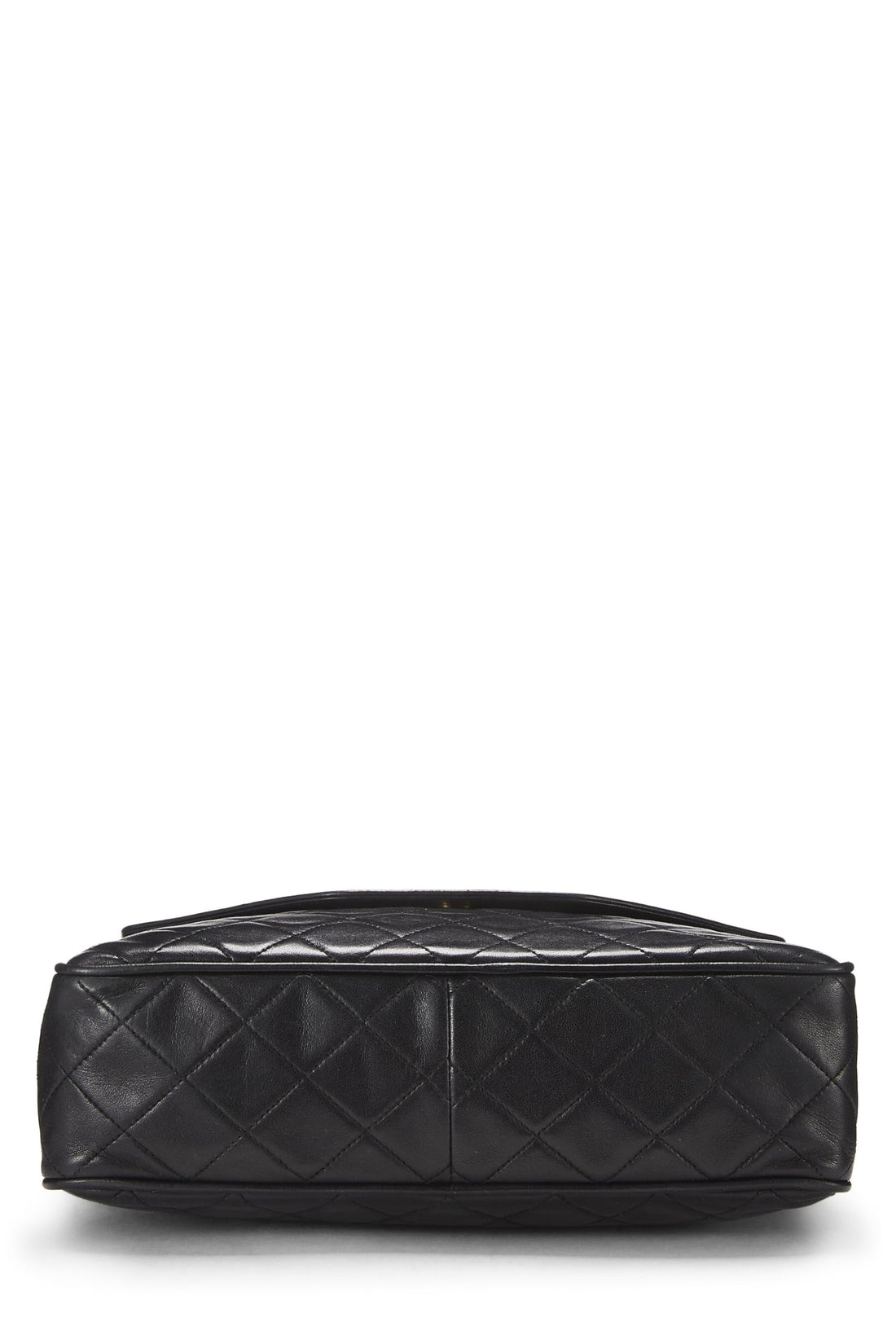 Chanel,  Black Quilted Lambskin Pocket Camera Bag Large, Black
