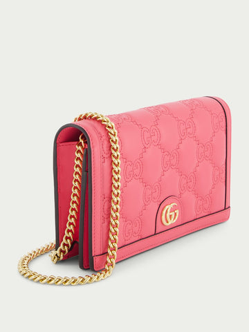 GG Matelassé Chain Wallet