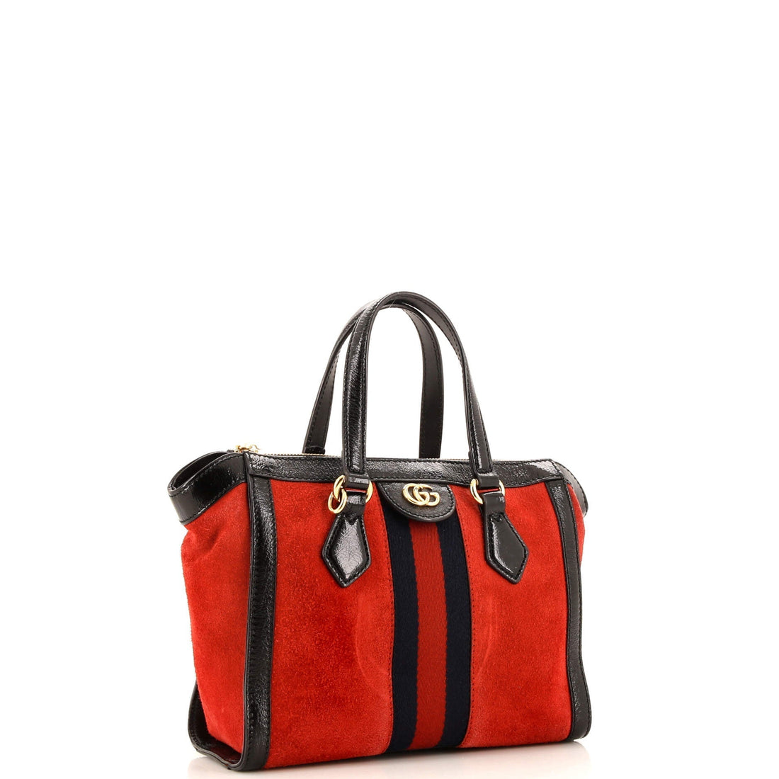 Ophidia Top Handle Tote Suede Small