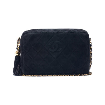 Chanel Matrasse Coco Chain Shoulder Swede Black  Shoulder Bag Mini Shoulder Bag  Shoulder Bag Hybrid ?French?? Ship? Dharma Sharma Online