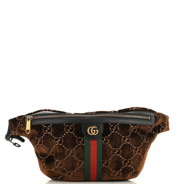 Ophidia Zip Belt Bag GG Velvet