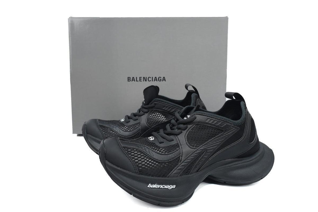 Custom BLCG Circuit Sneaker 'Worn-Out - Black