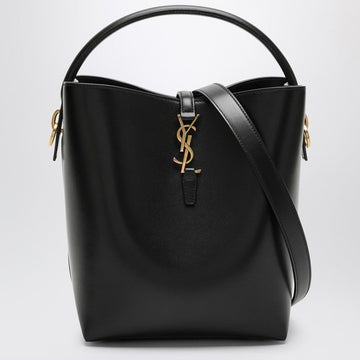 Saint Laurent Le 37 Black Leather Bucket Bag Women