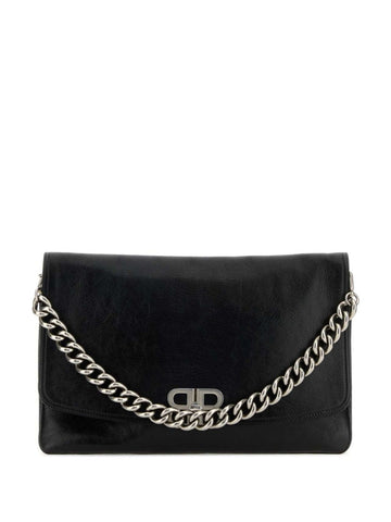 CALF LEATHER SMOOTH GRAIN ADJUSTABLE HANDBAG