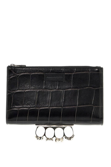 Alexander Mcqueen Four Rings Pouch Men