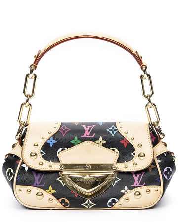 Louis Vuitton Limited Edition Black Monogram Multicolore Canvas Marilyn