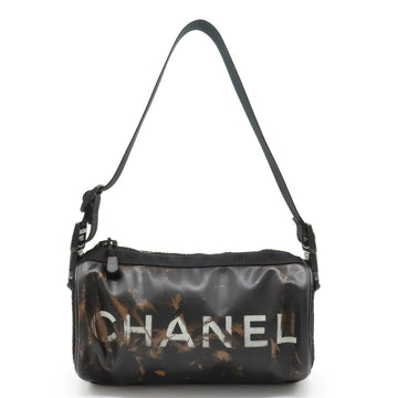 CHANEL Sports Line Shoulder Bag Black White A24984