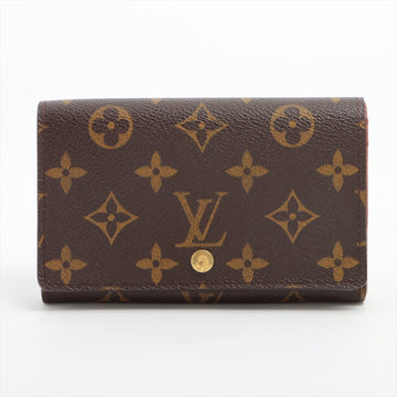 Louis Vuitton Monogram Portefolio Tresor M61736 Compact Wallet