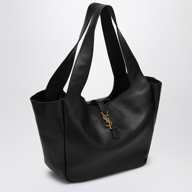 Saint Laurent Bea Black Leather Tote Bag Women