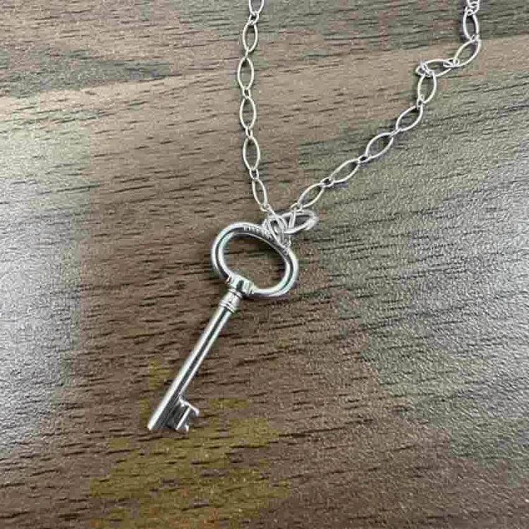Tiffany & Co Key Necklace SV925 46cm