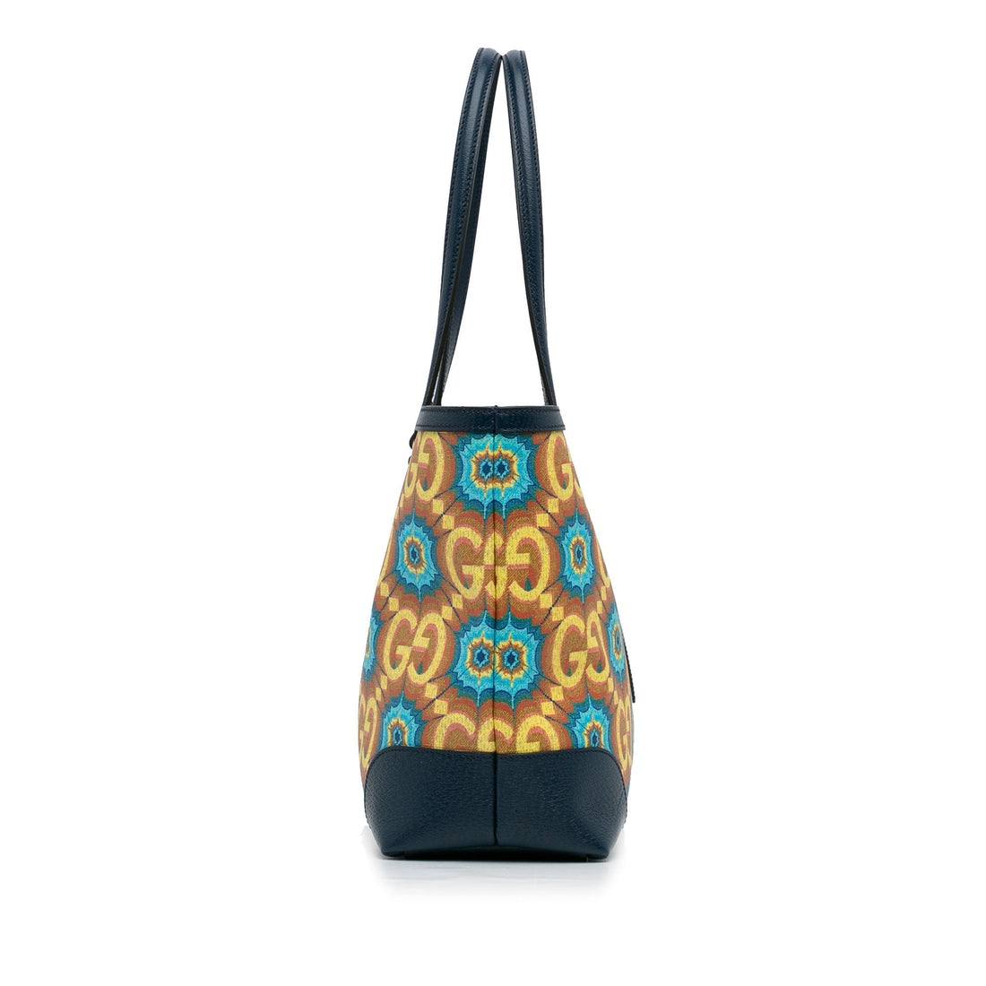 Blue Gucci Medium GG Supreme Kaleidoscope 100 Ophidia Tote