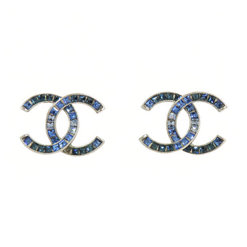 CHANEL Chanel Stud_Earrings Coco Blue Stone  1 vs A15P Blue Silver  Accessoires Jewelry