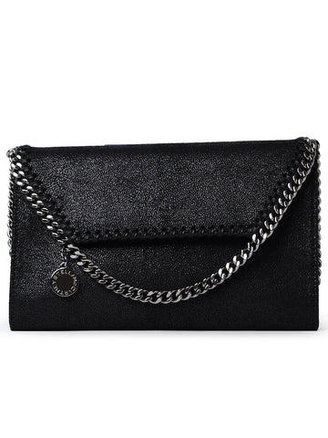 Stella Mccartney Black Polyester Small Falabella Bag Woman