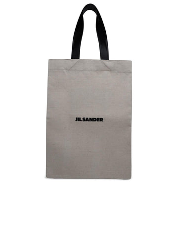 Jil Sander Beige Canvas Tote Bag Woman