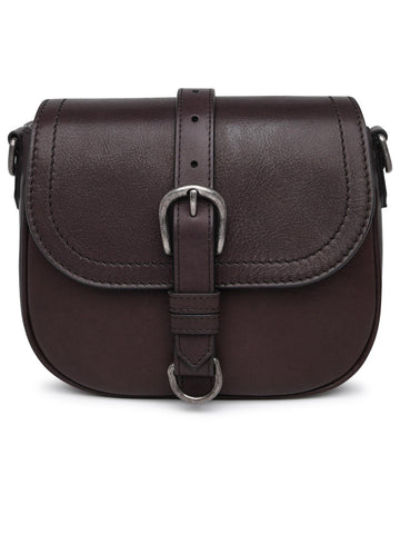 Golden Goose Brown Leather Bag Woman