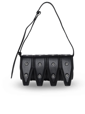 Yuzefi Four Bag In Black Leather Woman