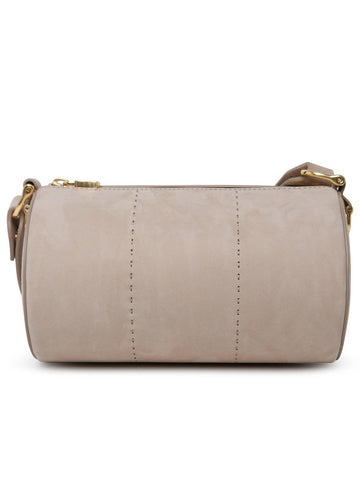 Max Mara Small 'Nabukrolls' Bag In Sand Nubuck Woman