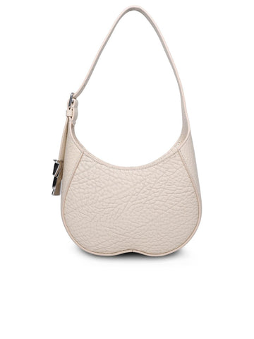Burberry Small 'Chess' Ivory Leather Bag Woman