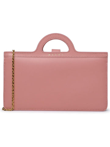Marni 'Tropicalia' Pink Calf Leather Bag Woman
