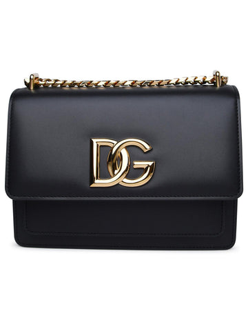 Dolce & Gabbana Black Leather Bag Woman