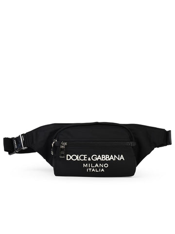 Dolce & Gabbana Small Black Nylon Fanny Pack Man