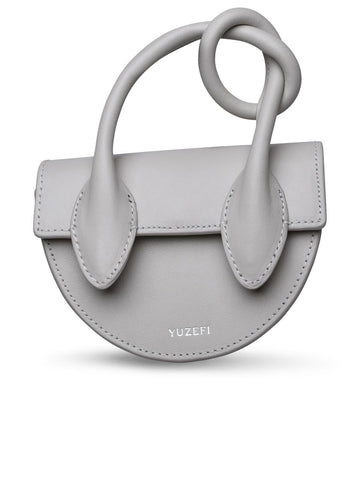 Yuzefi White Leather Bag Woman