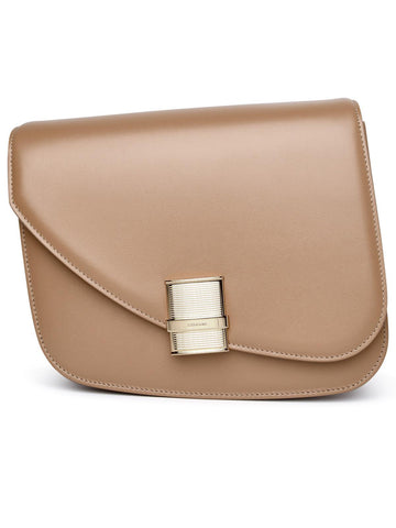 Salvatore Ferragamo Beige Leather Bag Woman