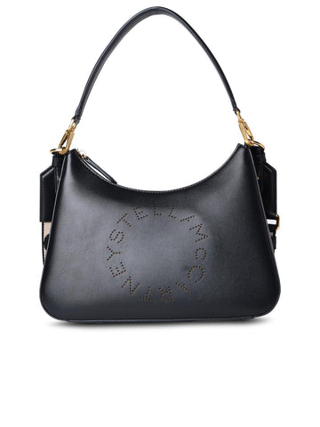 Stella Mccartney Black Leather Bag Woman