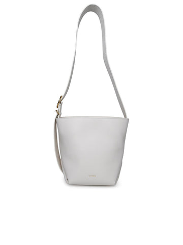 Jil Sander White Leather Bag Woman