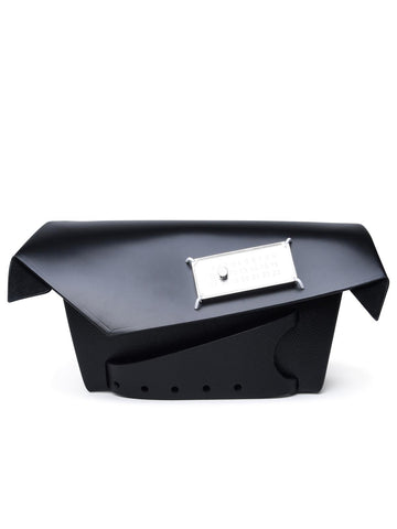 Maison Margiela Black Leather Bag Woman