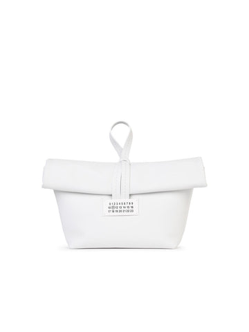 Maison Margiela White Leather Clutch Woman