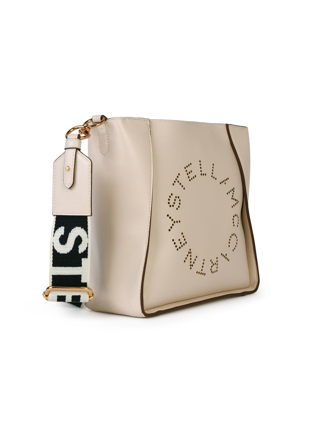 Stella Mccartney White 'Alter Mat' Logo Shoulder Bag Woman