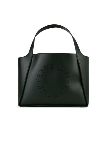 Stella Mccartney 'Soft' Shopping Bag In Green Alter Mat Woman