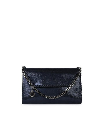 Stella Mccartney 'Falabella' Bright Blue Recycled Polyester Mini 'Crossbody' Clutch Woman