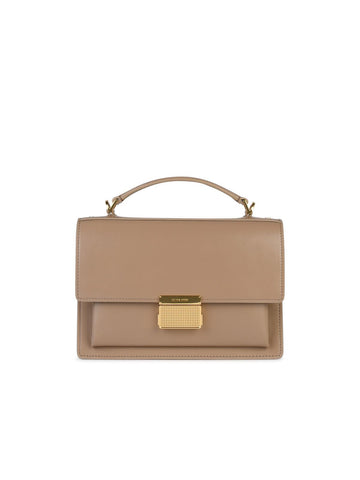 Golden Goose Venezia Bag In Beige Palmellata Leather Woman