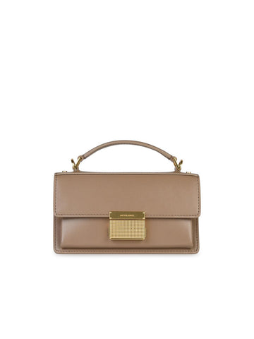 Golden Goose Small 'Venezia' Beige Palmellata Leather Bag Woman