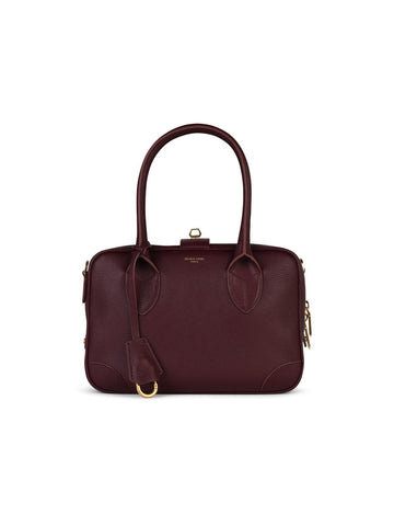Golden Goose 'Vita' Burgundy Leather Top Box Woman