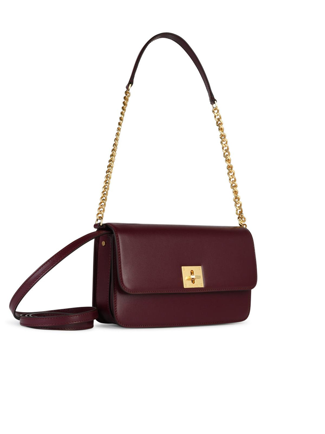 Golden Goose 'Gioia' Burgundy Leather Crossbody Bag Woman