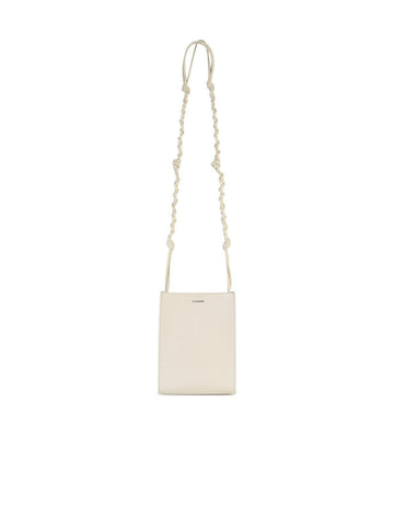 Jil Sander 'Tangle' Ivory Leather Crossbody Bag Woman