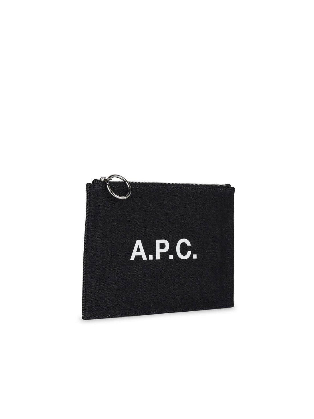 A.P.C. 'Tokyo' Blue Cotton Clutch Bag Man