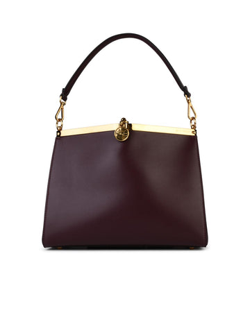 Etro 'Vela' Midi Burgundy Leather Bag Woman
