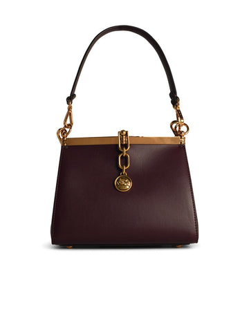 Etro Small 'Vela' Burgundy Leather Bag Woman