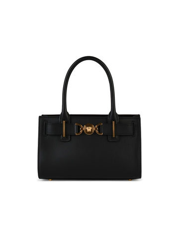 Versace Small 'Medusa '95' Black Leather Bag Woman