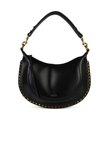 Isabel Marant 'Naoko' Black Leather Crossbody Bag Woman