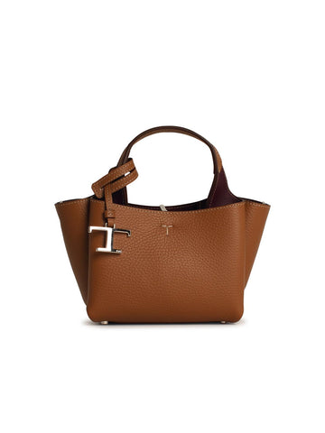 Tod's Micro Bag In Beige Leather Woman