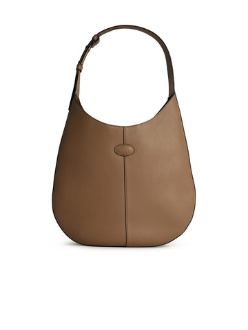 Tod's 'Di Bag Hobo' Beige Leather Bag Woman